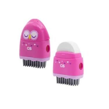 Imagem de Apontador c/ Borracha e Escovinha-Criatic-Cis, Rosa