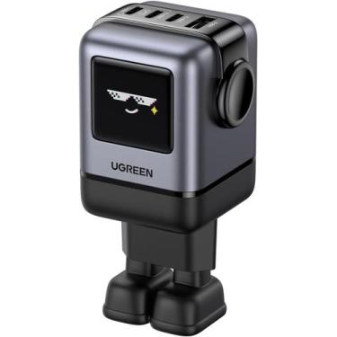 Imagem de Carregador UGREEN Uno 100W GaNInfinity 4 portas rápido formato robô fo
