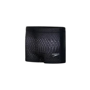 Imagem de Sunga Boxer Reptile Speedo, P, Preto