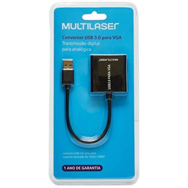 Imagem de Cabo Conversor Usb Macho X Vga Femea Multilaser - WI348