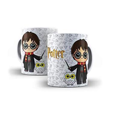 Imagem de Caneca Branca Harry Potter Chibi