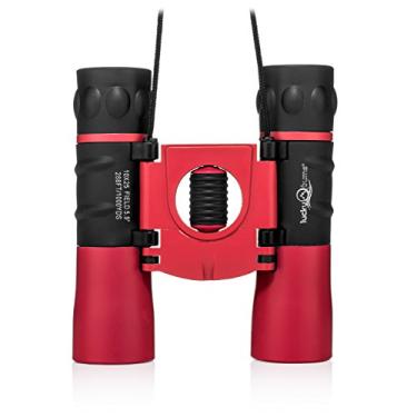 Imagem de Lucky Bums Binóculos compactos para jovens crianças 10 x 25 Objetivos Power Scout Bino, rosa, 10x25