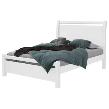 Imagem de Cama Casal Reali 138 Branco Lopas Moveis 