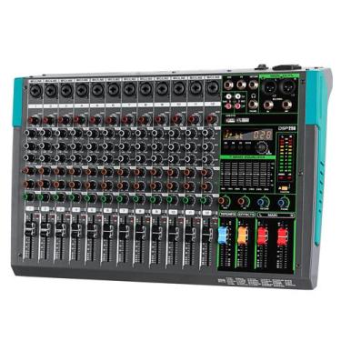 Imagem de Mixer de Áudio Depusheng PA12 - 12 Canais, USB, Bluetooth e MP3