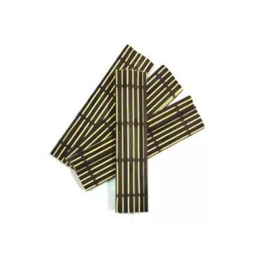 Imagem de Kit 4 Jogo Americano Esteira De Mesa Bambu Cozinha 30X38Cm - Ecos