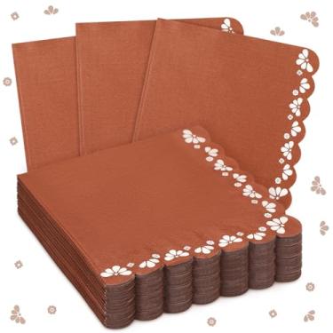 Imagem de Honoson 50 guardanapos de papel Cielito lindo mexicano barro guardanapos de papel descartáveis Cielito lindo decoração de festa cinco de maio decoração de mesa para chá de bebê, aniversário, casamento