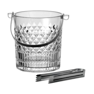 Imagem de Balde de Gelo L’Hermitage Esplanada com Pinça e Alça – 1 Litro 