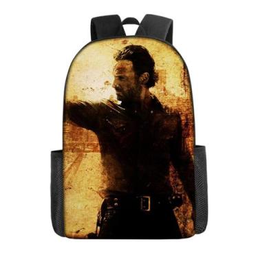 Imagem de Mochila Walkings Deads Kids School Oxford 29x16x42cm - yiweisai