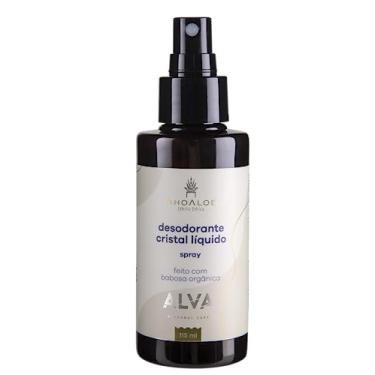 Imagem de AHOALOE Desodorante Cristal Líquido Spray - Babosa e Ingredientes Naturais - Protege e Hidrata a Pele - Sem Alumínio - 12h de Proteção - Aroma de Capim Limão - 115ml