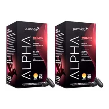 Imagem de 2x Alpha Women Pura Vida Polivitamínico Premium/Mulheres