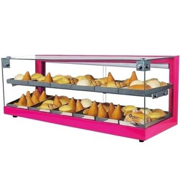 Imagem de BD12 - Estufa Beta para salgados 12 bandejas Dupla Rosa - 127V - Omega