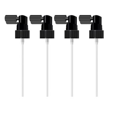 Imagem de MYOC Frasco spray Black Mist com mola e trava | Plástico durável | à prova de vazamento | 60 ml | 9 cm de altura | Tamanho do pescoço de 22/19 mm | Ideal para produtos de beleza, cuidados com a pele