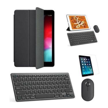 Imagem de Capa Smart Preto Tecl Mouse Preto Pel iPad Air 5 10,9  2022 - BDNET