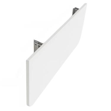 Imagem de Mesa de Parede Retrátil Dobrável para Cozinha pequena MDF Quarto 90cm x 40cm(Branco)