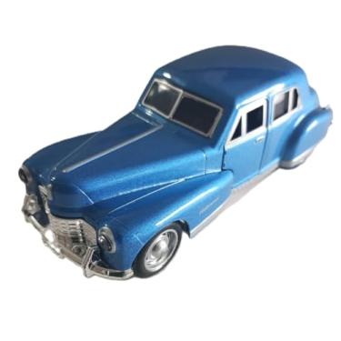 Imagem de Carrinho De Ferro Clássico Fleetwood Miniatura 1/32 com Portas que Abrem e Sistema de Fricção (Azul)