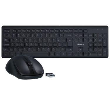 Imagem de Teclado E Mouse Intelbras Csi50 - Sem Fio Preto