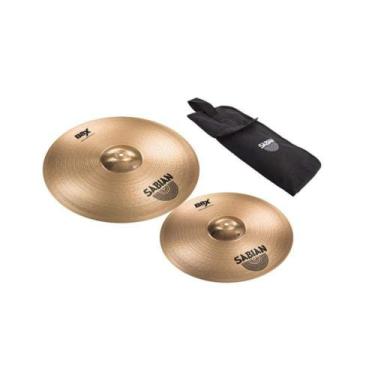 Imagem de Kit de Prato Sabian B8 5006X1 Thin Crash 1618 + Bag Baquetas
