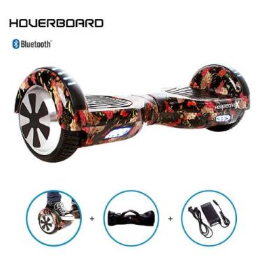 Imagem de Hoverboard 6,5 Caveira Mexicana Flores Hoverboard Bluetooth