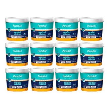 Imagem de 12 Rejunte Epóxi Piscina Premium Azul Piscina 1kg Impermeável - Portok