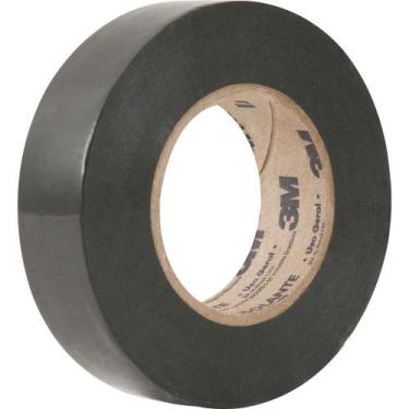 Imagem de Fita Isolante Preta 3m Imperial Slim 18 Mm X 20 M Espessura 0,13 Mm 75