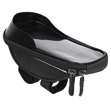 Imagem de 01 Bolsa de bicicleta, resistente com fixação de três pontos e bolsa frontal de bicicleta para viagens de ciclismo de longa distância