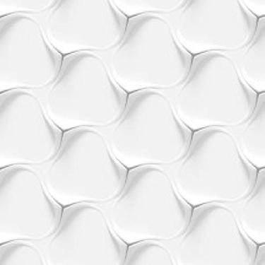 Imagem de Papel de Parede Adesivo Efeito Gesso 3D Geométrico 37 15m