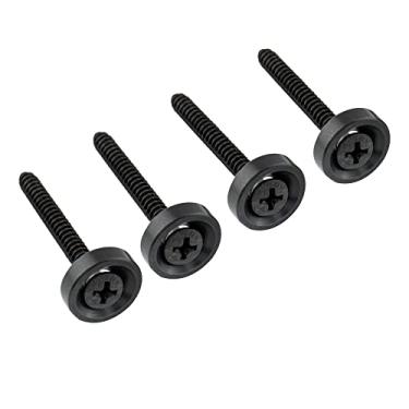 Imagem de Musiclily Pro 15mm Buchas de Fixação do Braço com Parafusos para Guitarra e Baixo, Preta (4 peças)