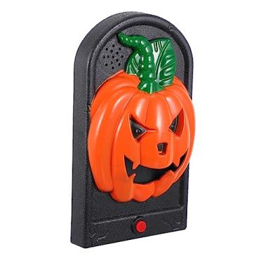 Imagem de Uonlytech Brinquedos De Brilho De Campainha De 1 Unidade Decoração De Halloween Campainha De Abóbora Assustadora Campainha De Alerta De Entrada Sino De Porta De Halloween Campainha De