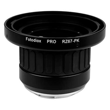 Imagem de Adaptador de montagem de lente Fotodiox Pro com cilindro de focagem, para lentes Mamiya RZ67 para câmeras DSLR Pentax K-Mount (PK)