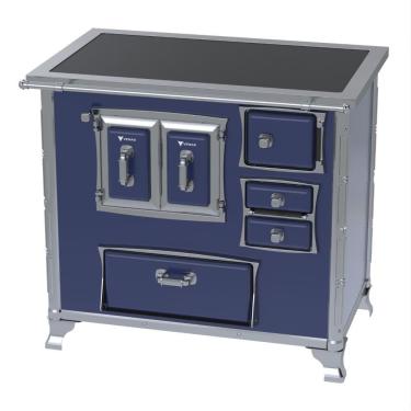 Imagem de Fogao a Lenha Venax GII n 2 Sec XVIII Premium Azul Gab