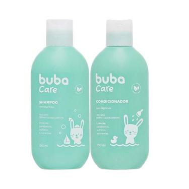 Imagem de Kit Higiene Banho De Bebê Shampoo Condicionador 250ml Vegano Buba Care