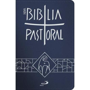 Imagem de Livro Bíblia Sagrada Pastoral Bolso Capa Zíper Azul - Príncipe Da Paz