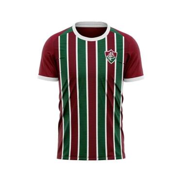 Imagem de Camiseta Braziline Epoch Infantil Fluminense - Branco/Vinho/Verde-Unissex