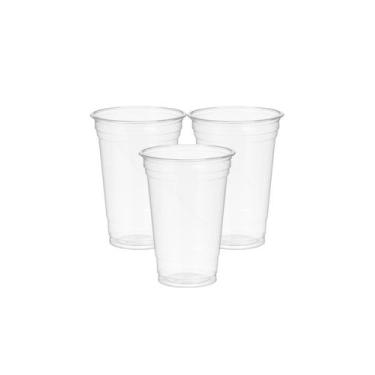 Imagem de 150 un copo descartavel liso pp 300ml 330ml resistente chopp - E A COS
