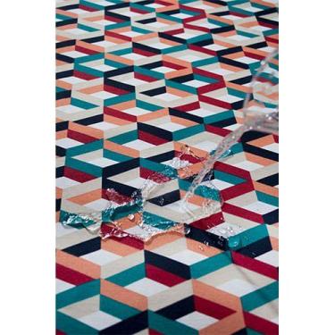 Imagem de Tecido Impermeável Acqua Linea Geometric Mixta - 1,40m de Largura