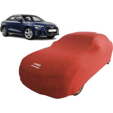 Imagem de Capa Carro Audi A3 Sedan 2020 À 2023 Veste Fácil - Mz, Vermelha