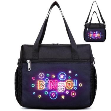 Imagem de Bolsa de Bingo Grande FOKDUVB à Prova d'Água com Bolsos para Supriment