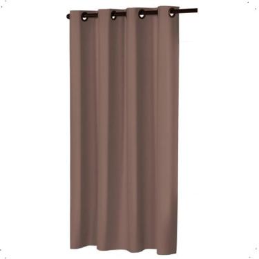 Imagem de Cortina Blackout 1,10 x 1,30 Folha Unica Ilhos Para Provador Corta Luz