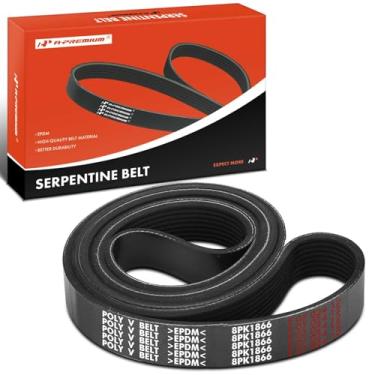 Imagem de A-Premium Correia de transmissão serpentina do motor compatível com caminhão esterlina Acterra 5500 6500 7500 2005, L6 7,2L, localização - ventilador, alternador, ar condicionado