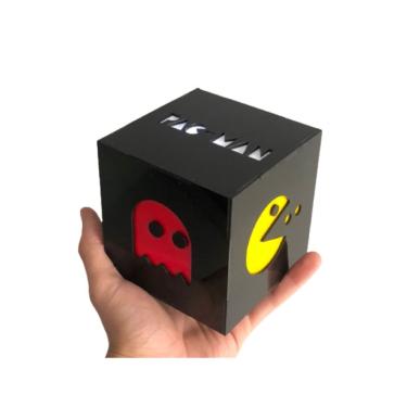 Imagem de Luminária Pac-Man de Mesa ou Cabeceira Pac Man Anos 80