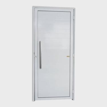 Imagem de Porta de Alumínio Lambri 210x80cm com Puxador Super Brimak