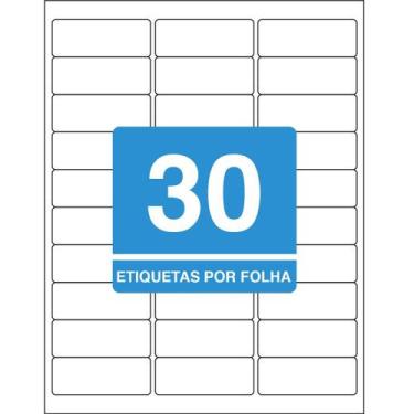 Imagem de Etiqueta Adesiva Inkjet/Laser Carta 25,4mmx66,7mm TB61803000 Unidades 