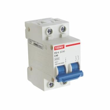 Imagem de Disjuntor DIN FD 3KA Bipolar 2P 40A Condutor 10mm Curva C – FAME