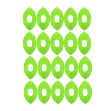 Imagem de OIIBWQ 20x Fitas Esportivas Patches Banda Respirável Suporte Muscular Fitas de Cinesiologia Pré-cortadas para Futebol Natação Esportes Articulação do Ombro, Verde