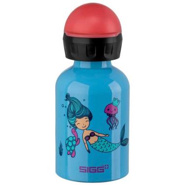 Imagem de SIGG - Garrafa de água infantil – Water World – À prova de vazamento – Leve – Sem BPA – Alumínio – 283 g