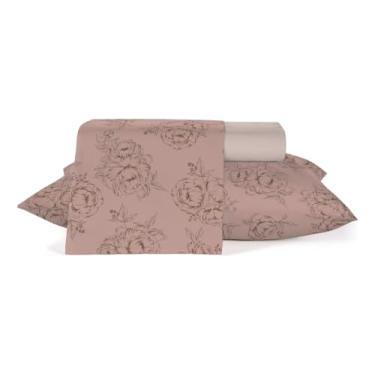 Imagem de jogo roupa de cama 100% algodão teka crystal casal (Roseta)