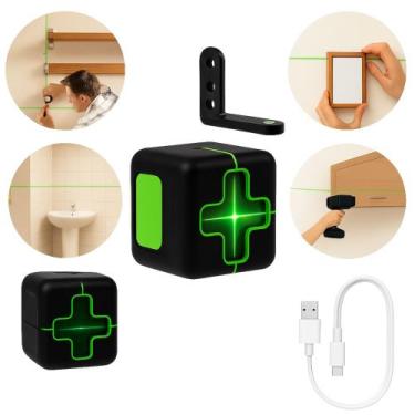 Imagem de Nível a Laser 2 Linhas Profissional Portátil Bateria Recarregável Auto