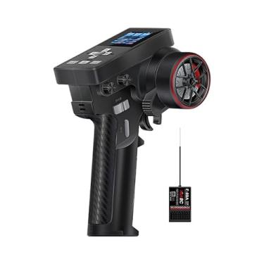 Imagem de GLOBACT CT-8B 8CH Radio Transmitter & F-08A Receiver 8 Channel Color Screen Remote Control 2.4G for RC Crawler Drift Truck Car Boat Tank