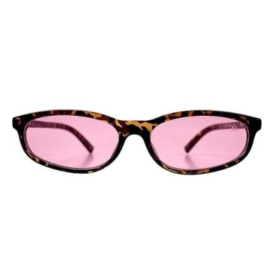 Imagem de Vopoo Zaíra, Óculos de Sol Feminino, Armação Tartaruga,Proteção UV 400, Acetato Premium (TARTARUGA LENTE ROSA)