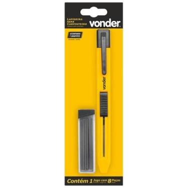 Imagem de Lapiseira Carpinteiro Marceneiro Pedreiro 7 Grafites - Vonder